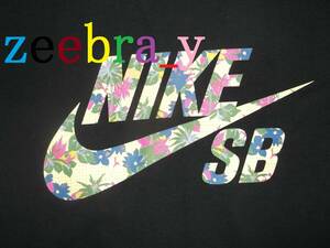 3L 黒 XXL 2XL 大きいサイズ 送料185円 花柄 新品 Tシャツ サイズ NIKE SB 半袖Tシャツ 未使用 タグ付き ナイキ AIR 半袖 TEE メンズ 