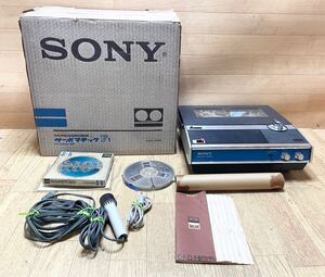 希少！ SONY ソニー テープコーダー オープンリールデッキ TAPECORDER TC-222 SOLID STATE サーボマチックF1 オーディオ お宝 コレクタ R7