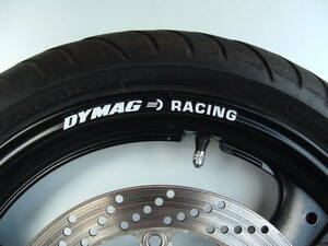 海外　限定品　送料込み　 DYMAG RACING WHEEL RIM DECAL STICKER ダイマグ レーシング ホイル ステッカー デカール 8枚セット 送料無