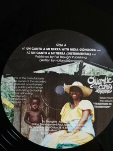 《12インチ》Quantic&Nidia Gongora - Un Canto A Mi Tierra 激レア盤 CUMBIA LATIN ブレイクビーツ　クンビア　クアンティック