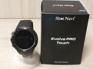 【箱付】 GPS Shot Navi Evolve PRO Touch BLACK ブラック ショットナビ エボルブ プロ タッチ GPS ゴルフウォッチ 距離計