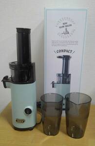 ☆未使用！LADONNA Toffyラドンナ ミニスロージューサー ミキサー K-BD4 MINI SLOW JUICER H09☆