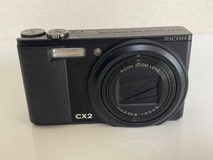 RICOH リコーCX2 デジタルカメラ ブラック　起動のみ確認