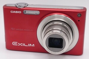 【SR-293】 CASIO EXILIM EX-Z200 コンパクトデジタルカメラ 10.1MEGA PIXELS EXILIM OPTICAL 4× f=4.9-19.6mm 1:2.6-5.8 通電OK 