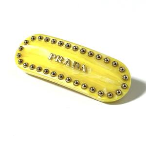 【人気美品】プラダ　PRADA レディース　バレッタ　プレックス 　ヘア　クリップ　ヘアピン