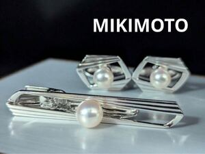 MIKIMOTO ネクタイピンカフス　アコヤ真珠 No.2217