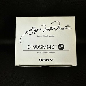 【新品/未開封品】ソニー SONY スーパーメタルマスター90 SUPER METAL MASTER C-90SMMST メタルテープ ５本セット