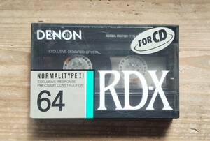 ●新品未開封●カセットテープ　DENON　RD-X64　NORMAL TYPE1