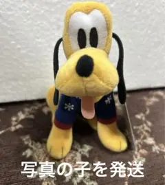 【新品】 ディズニー クリスマス ぬいぐるみバッジ プルート