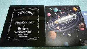 送料込即決　RIP SLYME「JACK GOES ON スペシャルミックスCD」非売品リップスライムSPECIAL MIX CD/JACK ROCKS 2011/JACK DANIEL