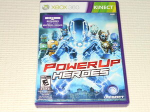 xbox360★POWERUP HEROES 海外版(国内本体動作可能)★箱付・説明書付・ソフト付