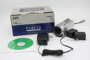 【返品保証】 【録画再生確認済み】JVC Everio GZ-HM199-S 60x バッテリー 元箱付き ビデオカメラ v5342