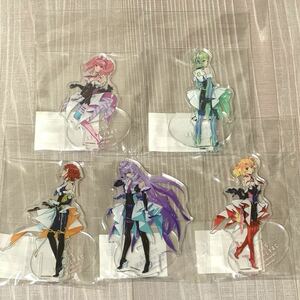 マクロスΔ ワルキューレ　衣装展　アクリルスタンド　フレイア、美雲、カナメ、マキナ、レイナ