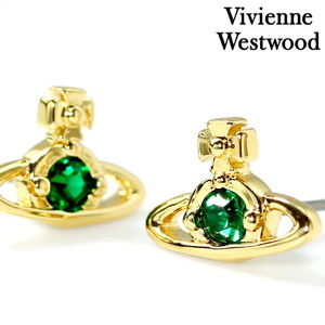 ヴィヴィアン ウエストウッド ピアス Vivienne Westwood NANO SOLITAIRE 真鍮 スタッド 両耳用 62010037-02R709 ビビアン