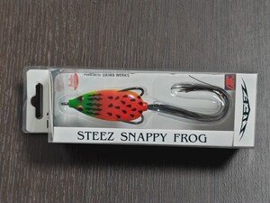 【新品 スイカ】 ダイワ スティーズ スナッピー フロッグ Daiwa STEEZ SNAPPY FROG 48mm 9.0g # ブラックバス ライギョ トーマン