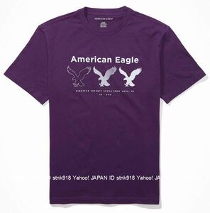 〓SALE!! ラスト!! アメリカンイーグル/US L/AE Graphic Tシャツ/Purple