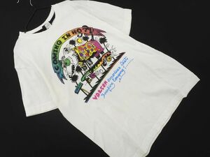 Volcom ボルコム プリント Tシャツ sizeM/白 ■◆ ☆ efb3 レディース