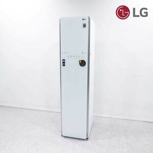 【中古品】LG エルジー LG Styler スタイラー S3WF スチームウォッシュ＆ドライ ズボンプレス対応 ホワイト 2019年製