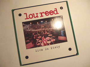 ほとんど聴いていません EU盤 西独プリント 2LP ルー・リード Lou Reed Live In Italy