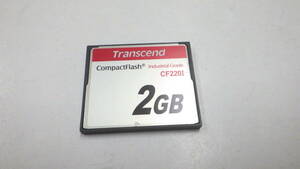 Transcend　industrial コンパクトフラッシュ　CF　2GB　中古動作品　