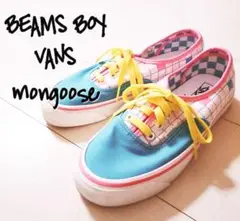 D221209 BEAMS BOY×VANS×mongoose スニーカー