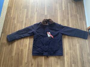 未使用品 ALPHA INDUSTRIES アルファ N-1 デッキ ジャケット DECK JACKET Mサイズ