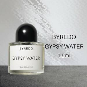 芸能人愛用　BYREDO　バレード　ジプシーウォーター　1.5ml　香水