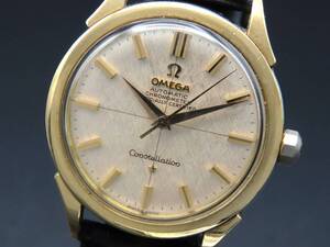 1円～! 稼動品★正規品 OMEGA オメガ コンステレーション 2887-2SC 自動巻き Cal.505 クロノメーター 金メダリオン メンズ腕時計 SSCLG2772