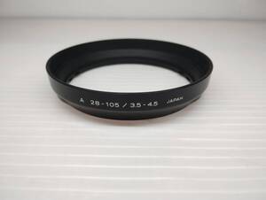  MINOLTA　A 28-105/3.5-4.5　レンズフード　プラスチック製　ミノルタ　カメラ