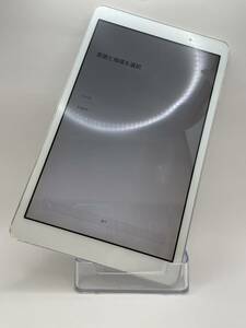 （KT031107)【爆速発送・土日発送可】Qua tab 02 ホワイト 16GB キャリア・au 1円スタート アンドロイド Android タブレット 利用制限‐