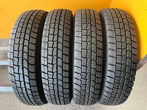 【1024】★【送料無料】★145/80R13 4本セット冬タイヤバリ山 DUNLOP WINTER MAXX WM02 [2022年】 