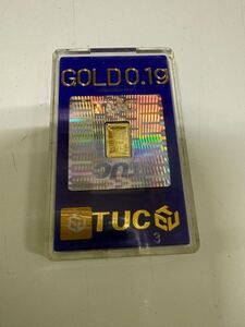 特殊景品 金0.1g インゴッド ！GOLD ゴールド 東京ユニオンサーキュレーション TUC ケース未開封 ケース入り 在庫44