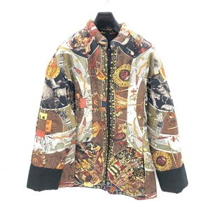 HERMES エルメス カレスカーフ柄 ジャケット リバーシブル サイズSM【DAATB005】