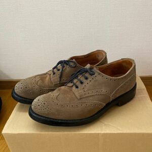 Tricker’s トリッカーズ　スウェード　ウィングチップUS 9.1/2 27.5cm