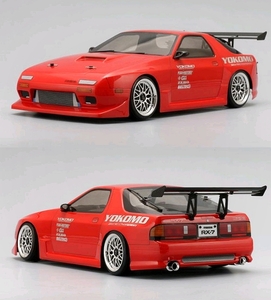 ヨコモ ドリパケ 1/10 RC ボディ FC3S マツダ RX7 ストリートバージョン ボディセット