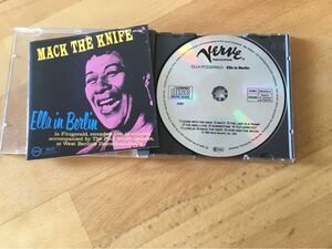 （西独盤／全面アルミ蒸着）Ella Fitzgerald Mack The Knife - Ella In Berlin(Made in West Germany)Full Silver(825 670-2)