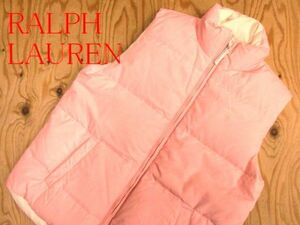 ★ラルフローレン RalphLauren★ワンポイントポニー リバーシブルダウンベスト レディース兼用可能★R60303031A