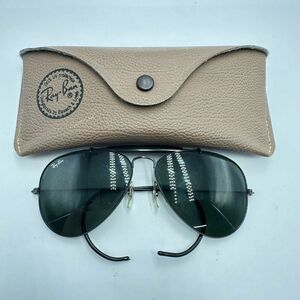 M181-I43-2751 Ray-Ban レイバン B&L ボシュロム ティアドロップ サングラス メンズ ブラックカラーフレーム 58□14 アイウェア ①