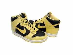 99s NIKE DUNK HIGH IOWA 630335-071 ナイキ ダング ハイ カレッジ アイオワ ウータンクラウン 90s ビンテージ ブラック イエロー