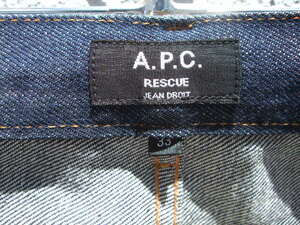 A.P.C. アーペーセー　デニム　RESCUE レスキュー　　W33