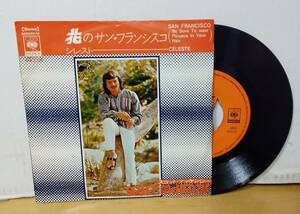 SCOTT McKENZIE/花のサンフランシスコ・国内盤single