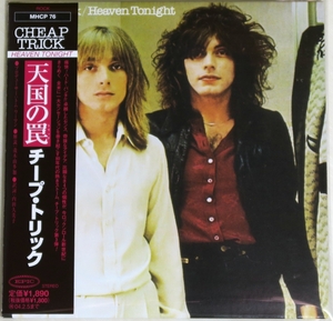 ◇ チープ・トリック Cheap Trick 天国の罠 Heaven Tonight 初回限定 紙ジャケ LPレプリカ帯 デジタル・リマスター 日本盤 帯付き MHCP-76