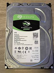 Seagate BarraCuda 3.5インチ 4TB 内蔵 ハードディスク HDD PC 2年保証 6Gb/s 256MB 5400rpm 正規代理店品 ST4000DM004