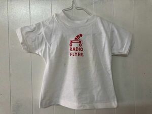 クリックポスト可 キッズ Rabbit Skins RADIO FLYER ラジオフライヤー Tシャツ 半袖 USA製 古着 アメリカ ヴィンテージ 子ども服 Y9-61