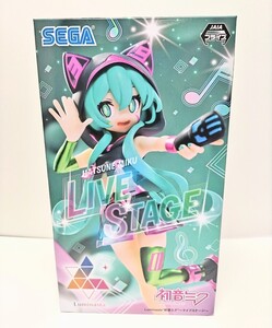 箱傷み 初音ミク Luminasta フィギュア ライブステージ 非売品 プライズ景品