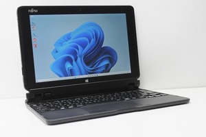 値下げ中 ノートパソコン 2in1PC Windows11 中古 WPS office搭載 富士通 Arrows Tab Q506 ATOM 8550 メモリ4GB eMMC64GB カメラ Bluetooth