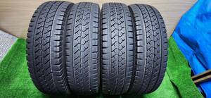 中古タイヤ　BRIDGESTONE BLIZZAK VL1 165R13 8PR スタッドレス プロボックス　サクシード　バン　トラック　A195