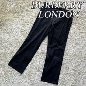 BURBERRY LONDON バーバリーロンドン スラックス パンツ ブラック