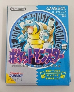 959▽【箱のみ】 GB/ゲームボーイ ポケットモンスター 青 ソフト＋説明書欠品！