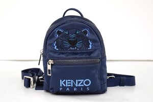 ケンゾー KENZO ナイロンミニリュック DA0188 ネイビー系 F865SF301FN7 タイガー刺繍 2402LT052